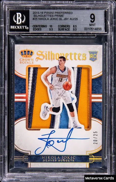 Nikola Jokic 2015 Preferred Silhouettes Rookie Sells