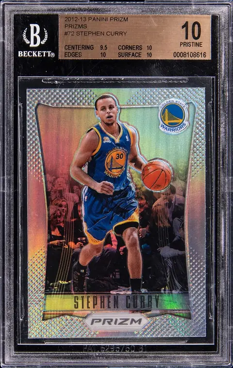 2012-13 Panini Prizm Silver Prizm #72 Stephen Curry - BGS PRISTINE 10