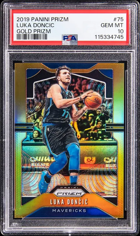 Luka Doncic 2019-20 Prizm Gold /10 PSA 10 Sale