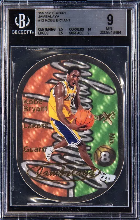 1997-98 SkyBox E-X2001 Jambalaya #12 Kobe Bryant - BGS MINT 9