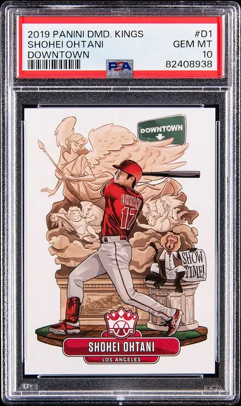 2019 Panini Diamond Kings Downtown #D1 Shohei Ohtani - PSA GEM MT 10