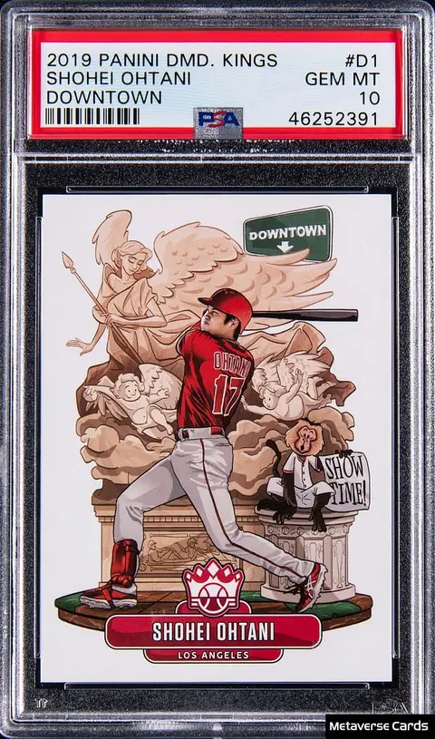 2019 Panini Diamond Kings Downtown #D1 Shohei Ohtani - PSA GEM MT 10