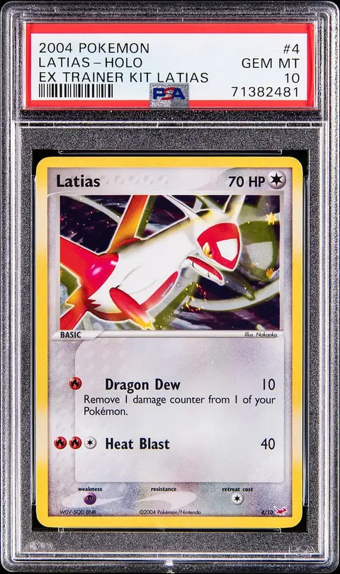2004 Pokemon ex Trainer Kit Latias Holo #4 Latias - PSA GEM MT 10