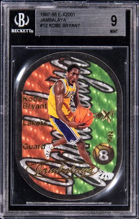 1997-98 SkyBox E-X2001 Jambalaya #12 Kobe Bryant - BGS MINT 9