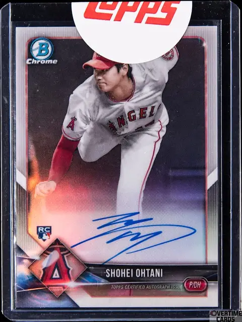 2018 Bowman Chrome #CRA-SO Shohei Ohtani Signed Rookie Card - Topps Sealed
