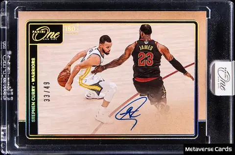 Stephen Curry 2024-25 One And One Iso Auto /49 Sale