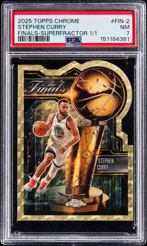 Stephen Curry 2025-26 Finals SuperFractor 1/1 Sold