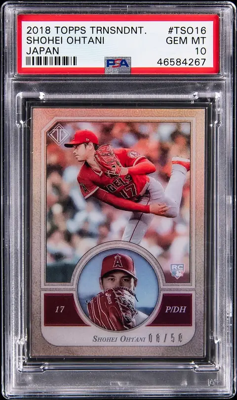 Shohei Ohtani 2018 Transcendent Japan PSA 10 Sale