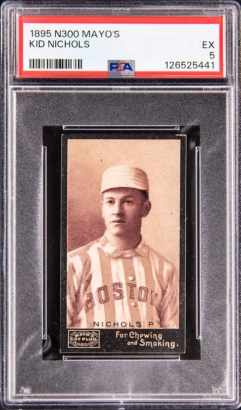 1895 N300 Mayo's Cut Plug Kid Nichols - PSA EX 5