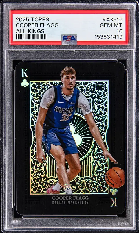 2025-26 Topps All Kings #AK-16 Cooper Flagg Rookie Card - PSA GEM MT 10