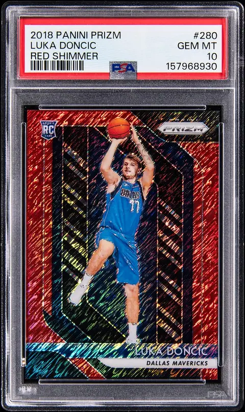 Luka Doncic Prizm Red Shimmer /7 PSA 10 Sells for $701K