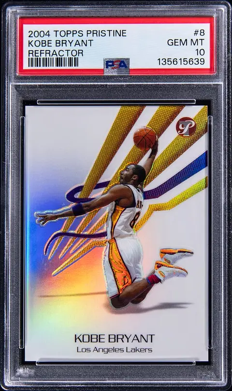 2004-05 Topps Pristine Refractor #8 Kobe Bryant (#03/25) - PSA GEM MT 10 - Pop 2