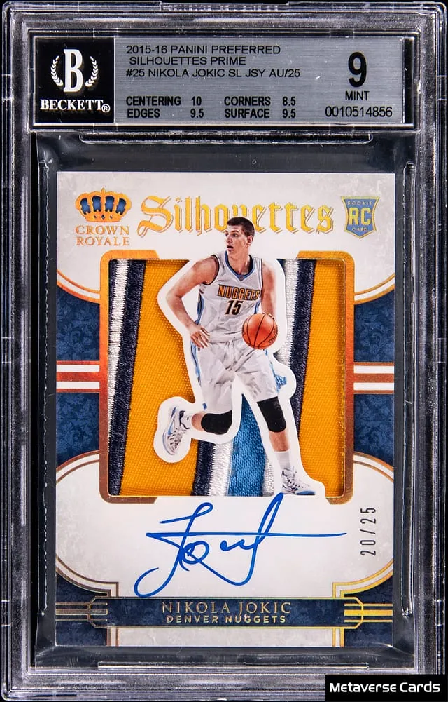 Nikola Jokic 2015 Preferred Silhouettes Rookie Sells