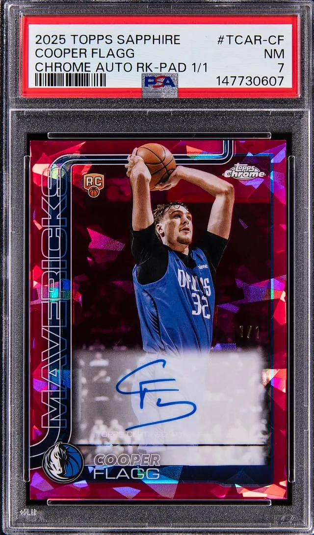 Cooper Flagg 1/1 Padparadscha Auto Sells for $366K