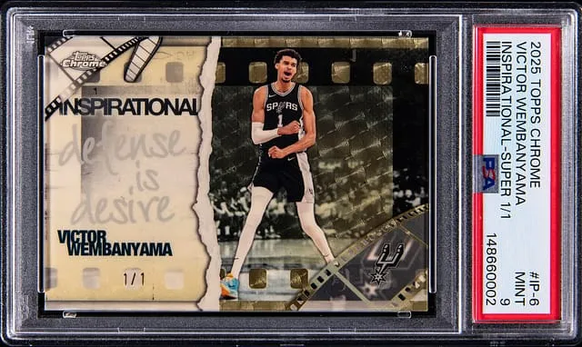 Victor Wembanyama 2025-26 SuperFractor Sells for $23K