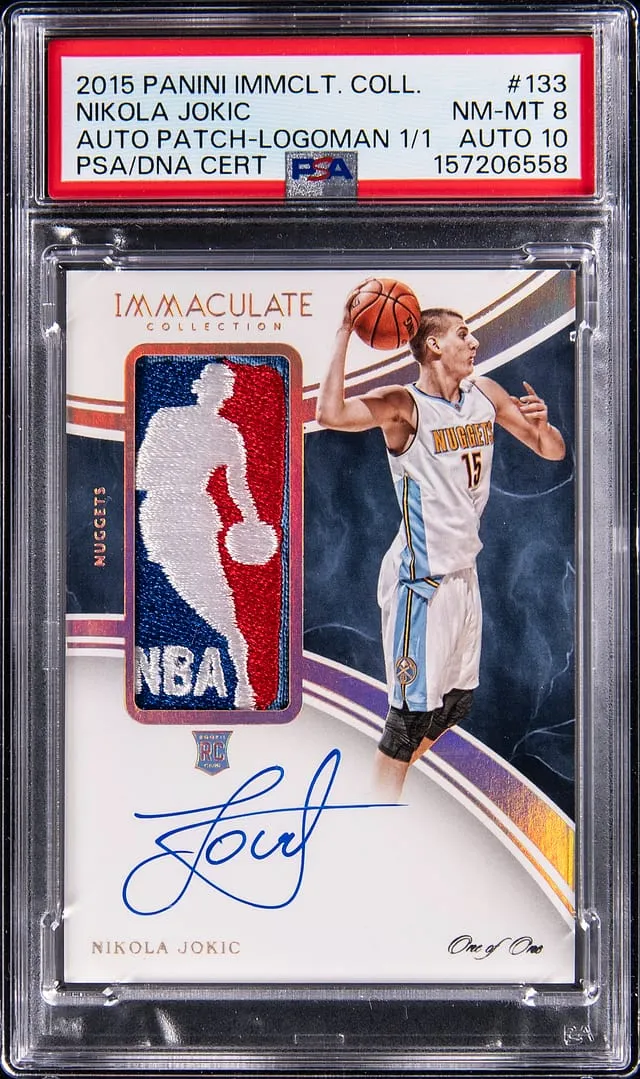 Nikola Jokic Immaculate Logoman RPA 1/1 Sells for $1M