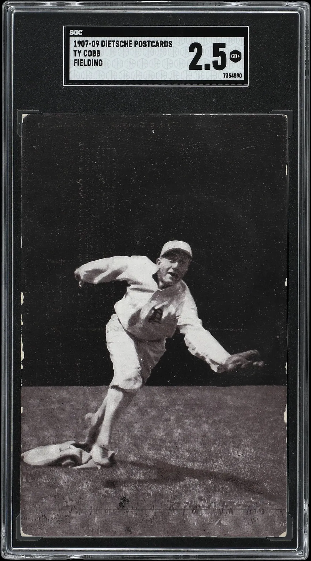 Ty Cobb 1907–09 Dietsche Rookie Postcard Sells for $18K