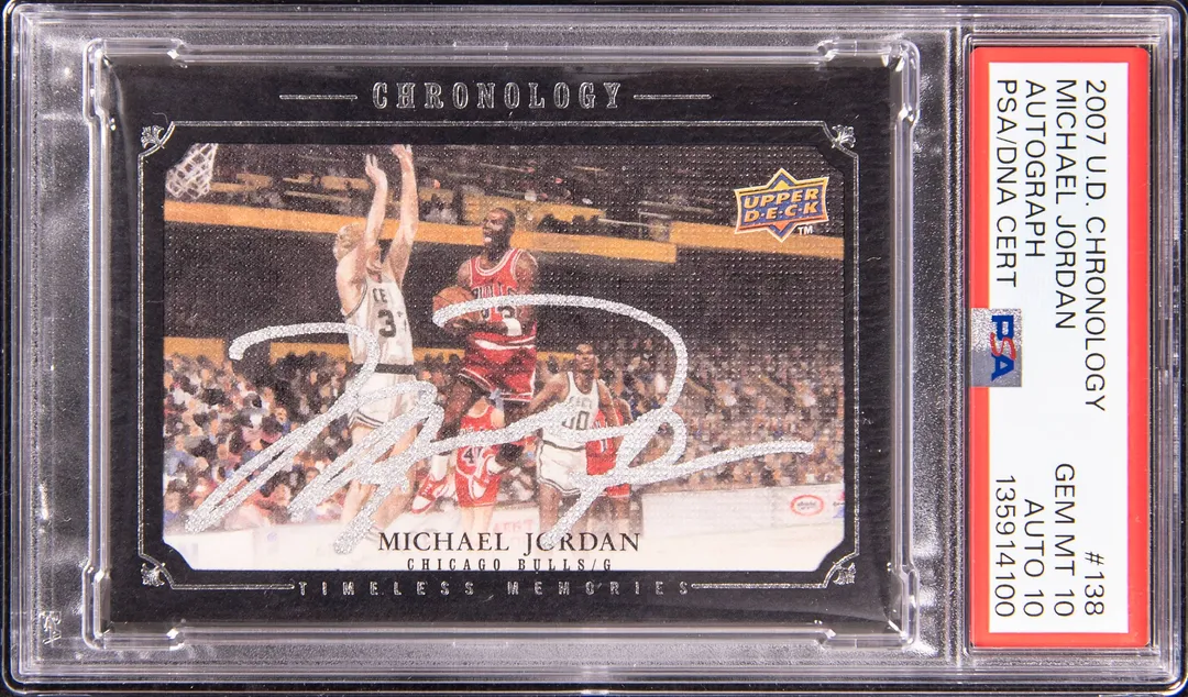 2007-08 MJ Chronology Auto PSA 10/10 Sells for $866K