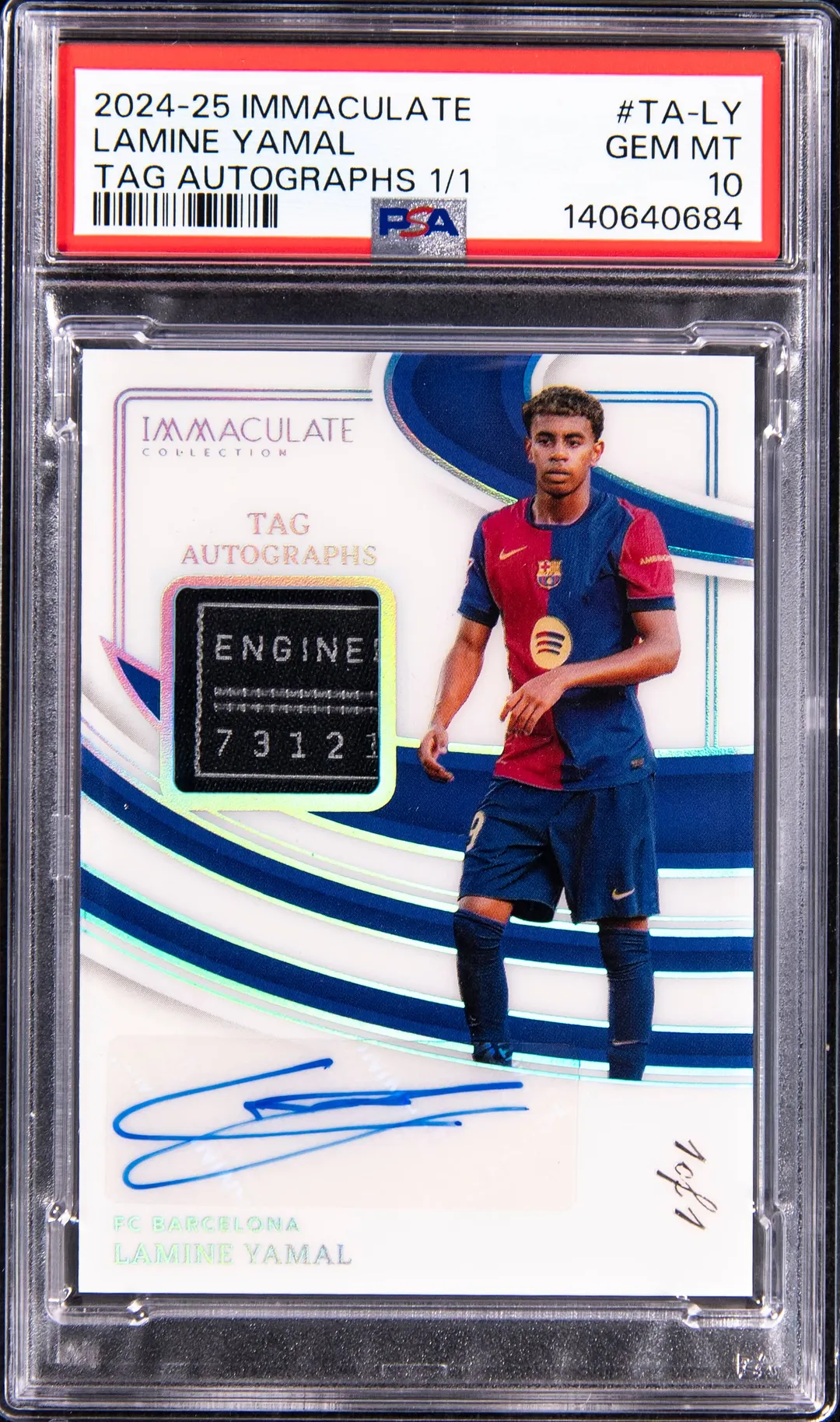 Lamine Yamal 1/1 Immaculate Tag Auto Sells for $14.6K