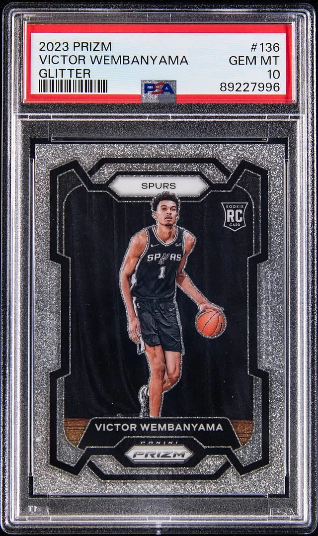 Victor Wembanyama Glitter Prizm PSA 10 sells for $695K