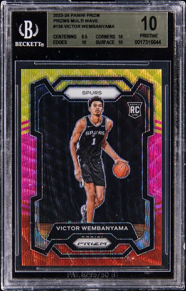 Victor Wembanyama Prizm /88 BGS 10 Sells for $18,911