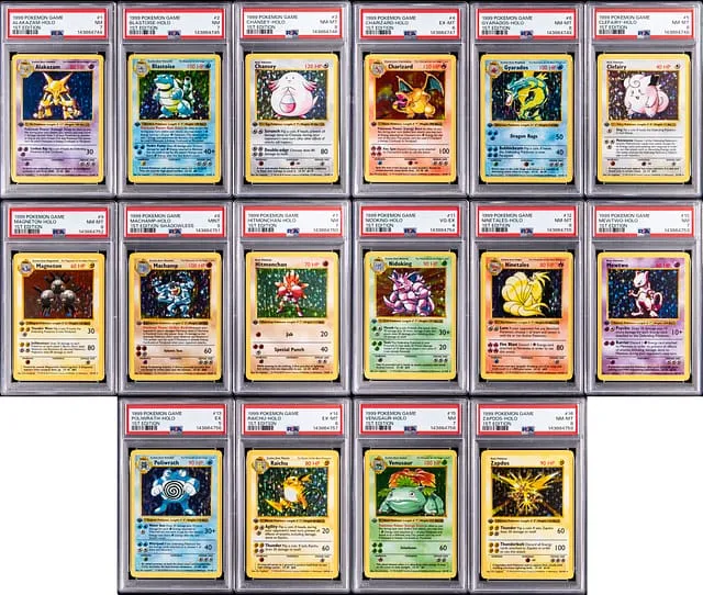 1999 Pokémon 1st Edition Base Set Sells for $32K