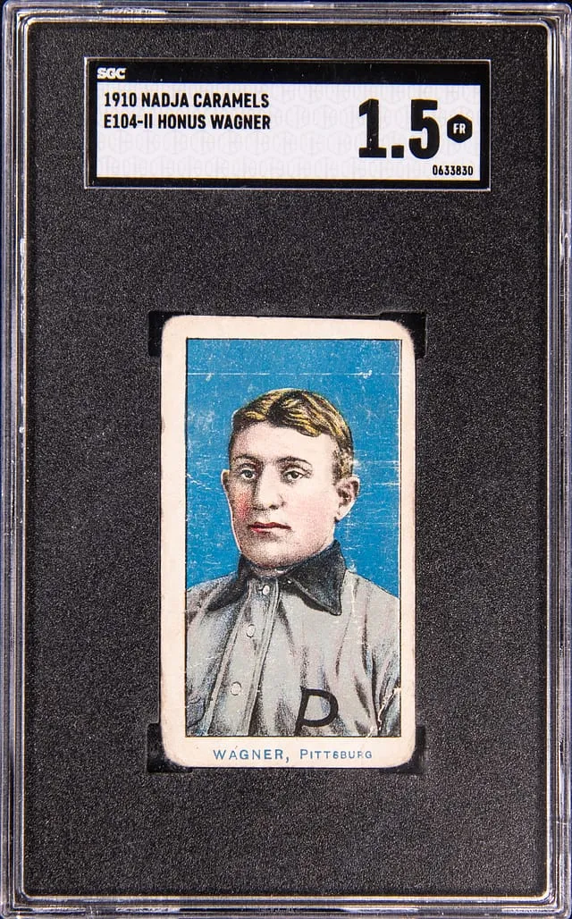 1910 Nadja Caramel Honus Wagner SGC 1.5 Sells for $81K