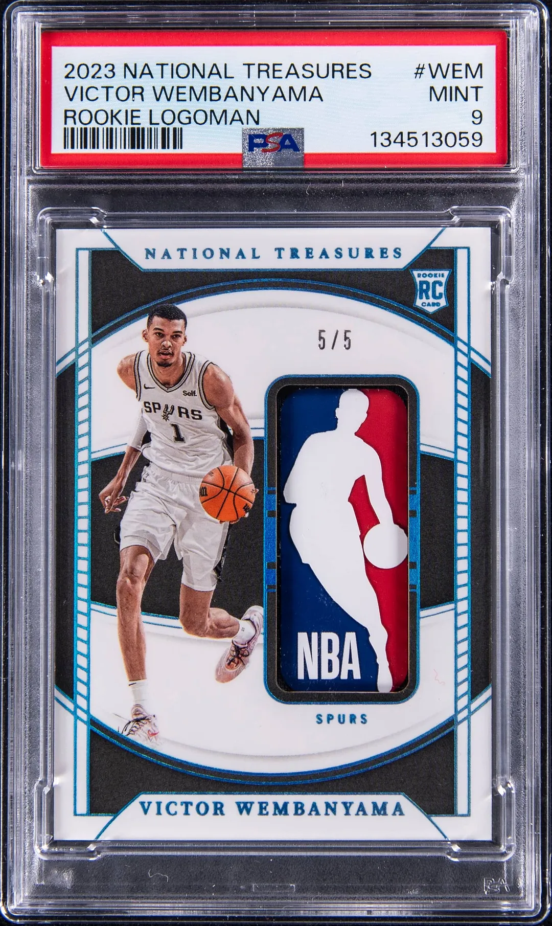 Victor Wembanyama NT Rookie Logoman Sells for $244K