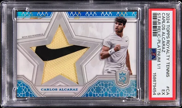 Carlos Alcaraz 1/1 Royalty Patch Sells for $12.2K
