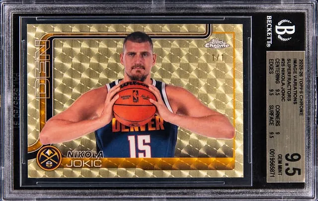 Nikola Jokic 2025-26 SuperFractor 1/1 Sells for $51K