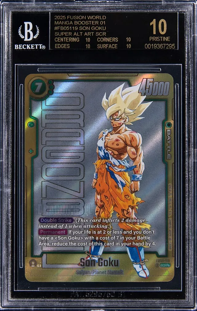 BGS Black Label Goku Fusion World Sells for $23K