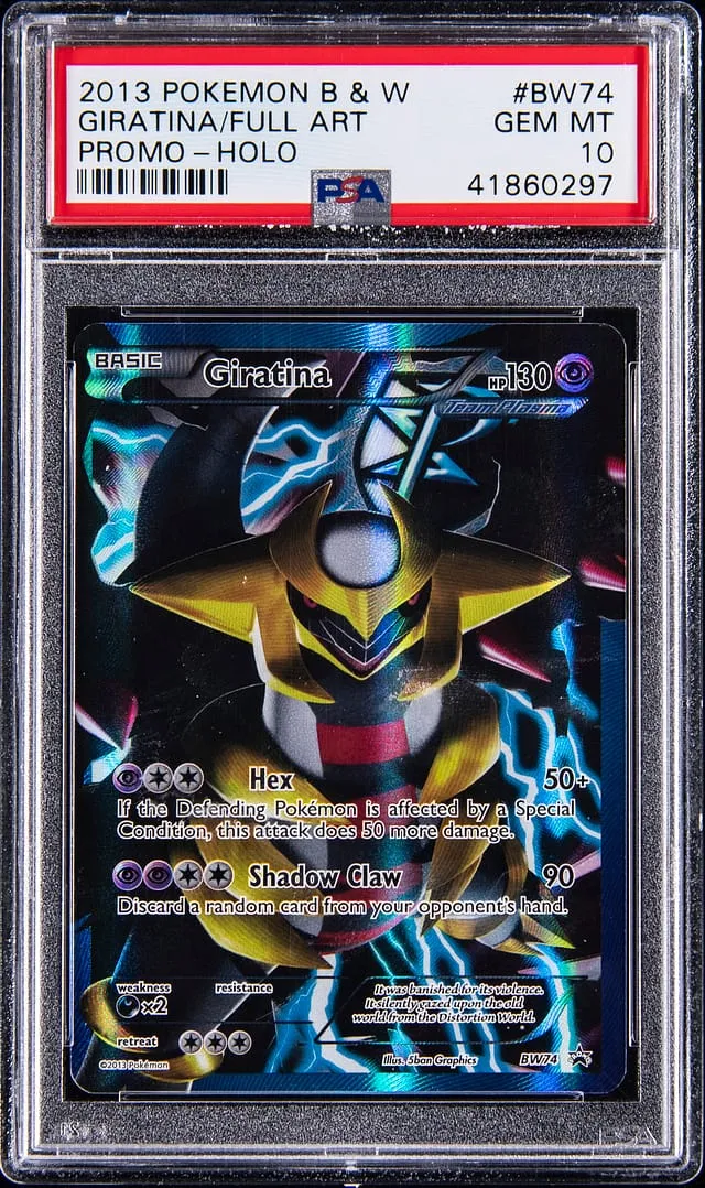 PSA 10 Giratina BW74 Team Plasma Promo Sells for $15,860