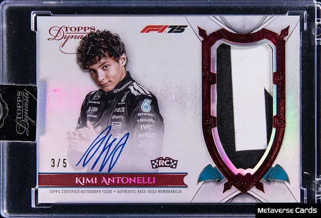 Kimi Antonelli 2025 Dynasty F1 Red /5 Sells for $16K