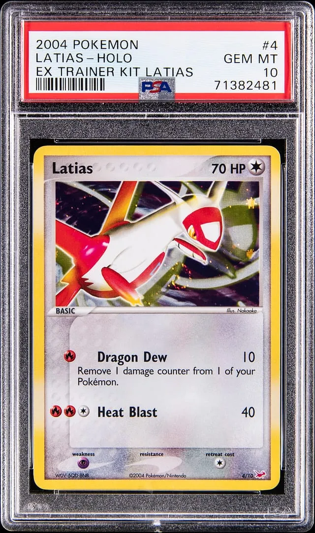 2004 Latias ex Trainer Kit PSA 10 Sells for $12,200