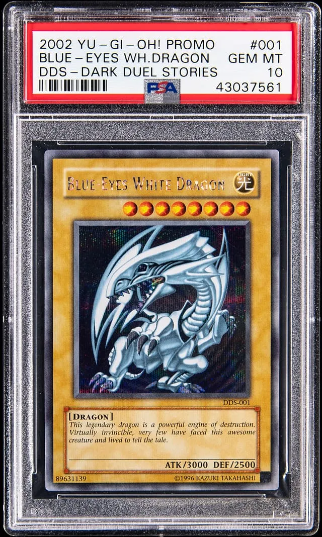 2002 DDS Blue-Eyes White Dragon PSA 10 Sells High
