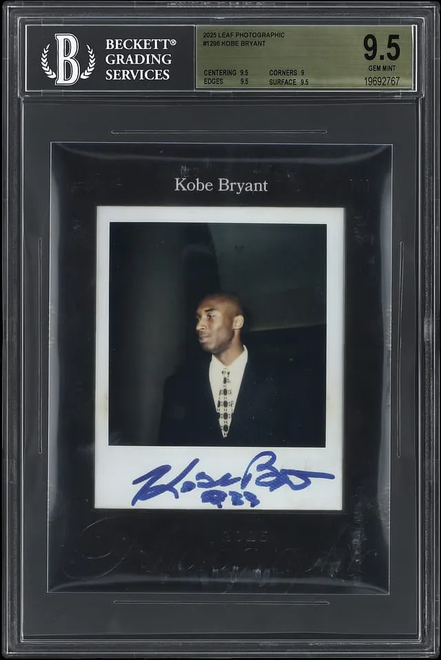 2025 Leaf Photographic Kobe Auto BGS 9.5 Sells Big