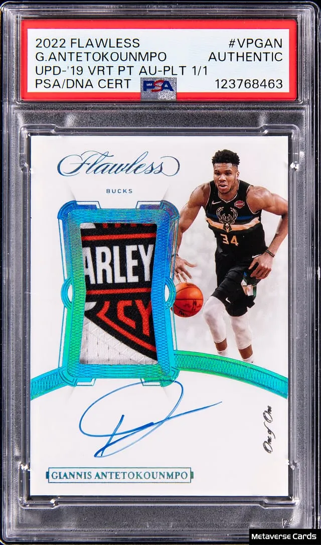 Giannis Flawless 1/1 Patch Auto Sells for $12,200