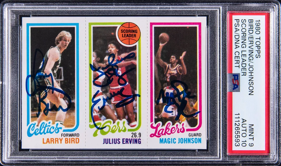 1980-81 Topps Bird/Magic Rookie Sells for $104,920