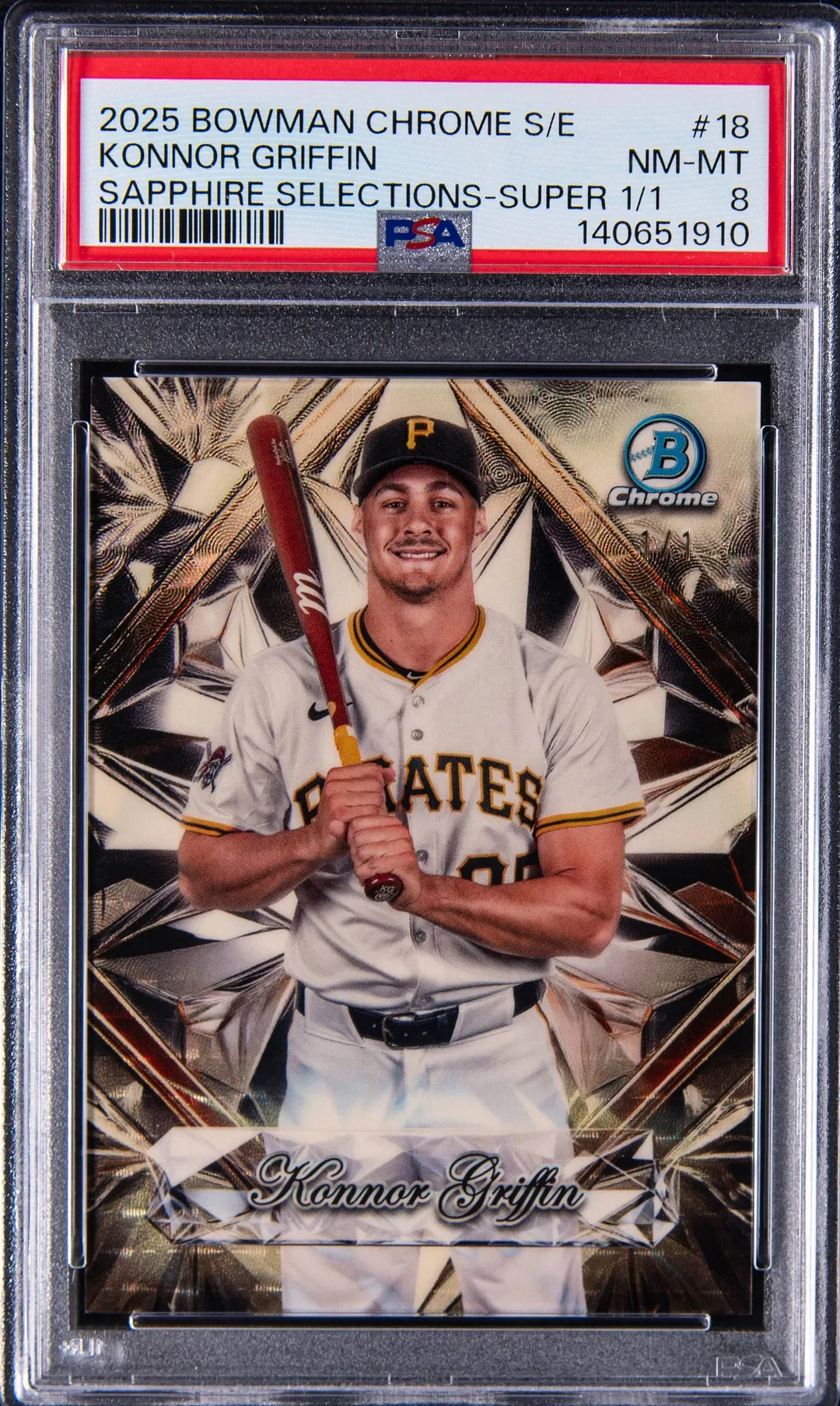 Konnor Griffin 2025 Sapphire SuperFractor 1/1 Sale