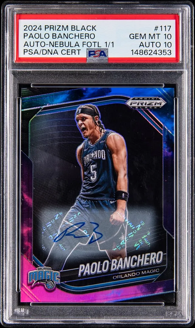 Paolo Banchero 2024-25 Prizm Black Nebula 1/1 Sale