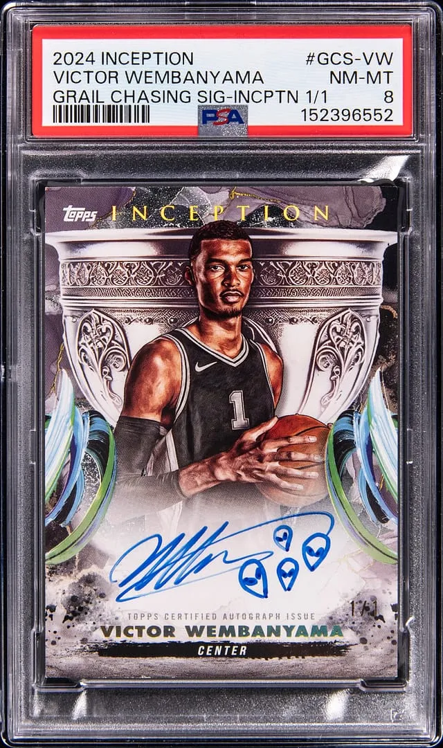Victor Wembanyama Inception 1/1 Sketch Auto Sells
