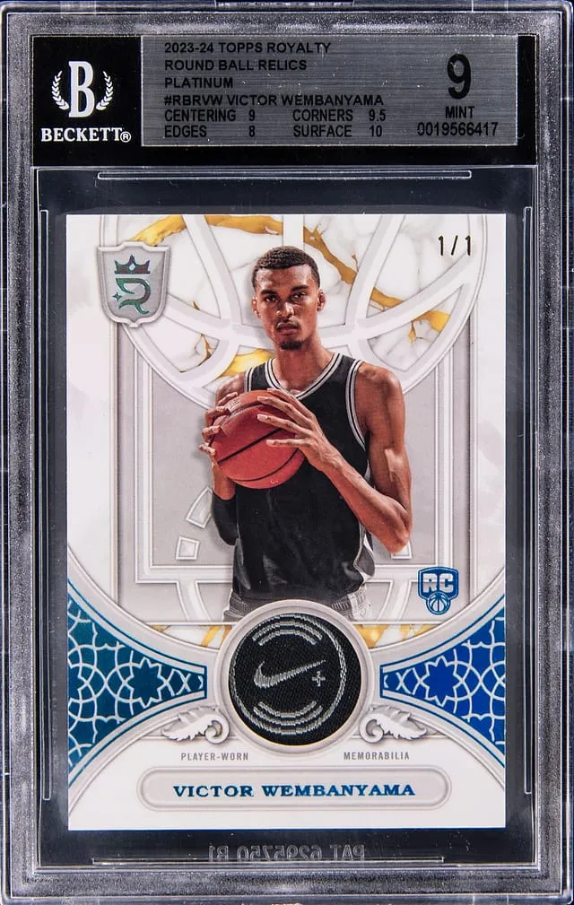 Victor Wembanyama 1/1 Royalty Relic Sells for $13K