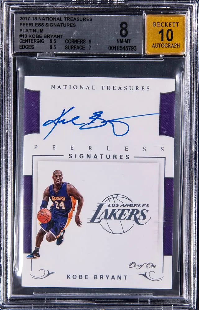 Kobe Bryant 2017-18 NT 1/1 Peerless Auto Sells for $27K