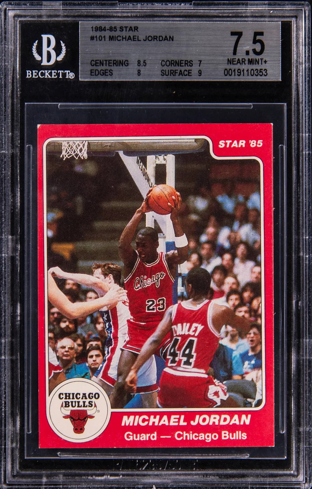 1984-85 Star #101 Jordan BGS 7.5 sells for $40,260