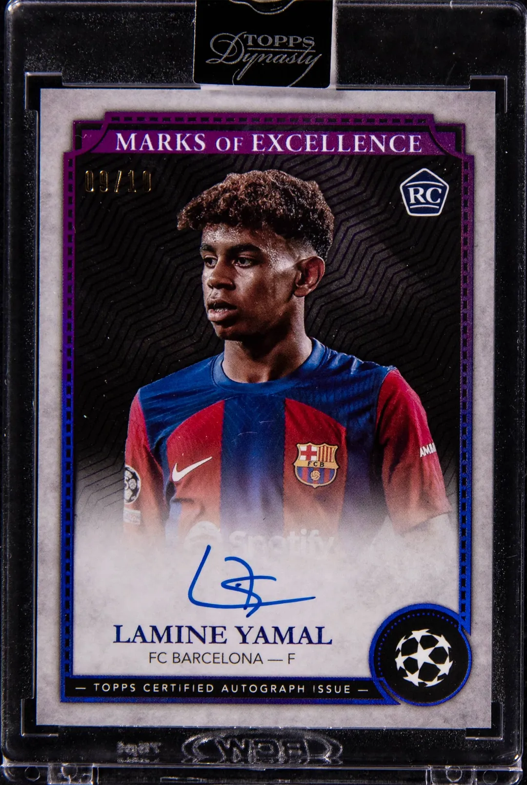 Lamine Yamal Dynasty Purple /10 Goldin Sale Data