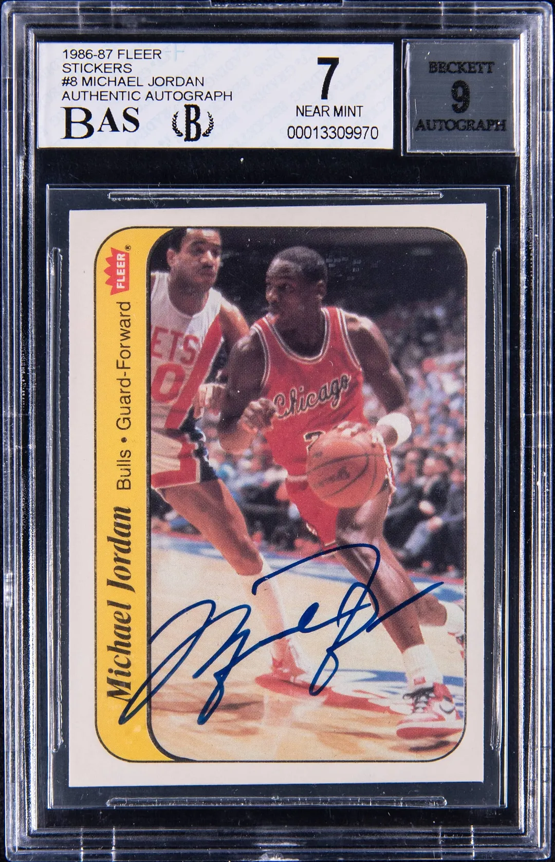 1986 Fleer Sticker Jordan Rookie Auto Sells for $34K