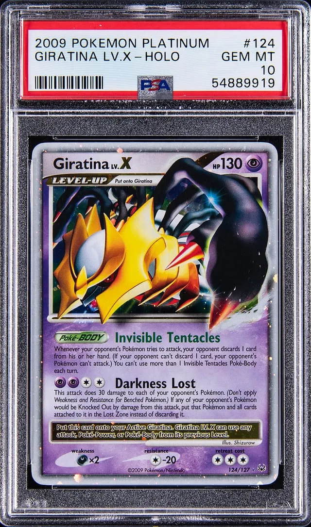 Giratina Lv. X PSA 10 Platinum Sale at Goldin