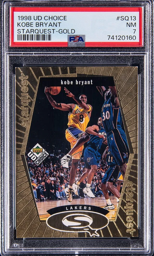 Kobe Bryant 1998-99 Starquest Gold PSA 7 sells for $37K
