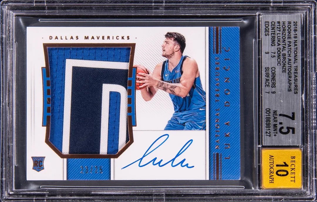 Luka Doncic 2018 NT RPA Bronze /25 Sells for $13.4K