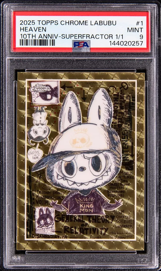 2025 Labubu SuperFractor 1/1 PSA 9 sells for $36K